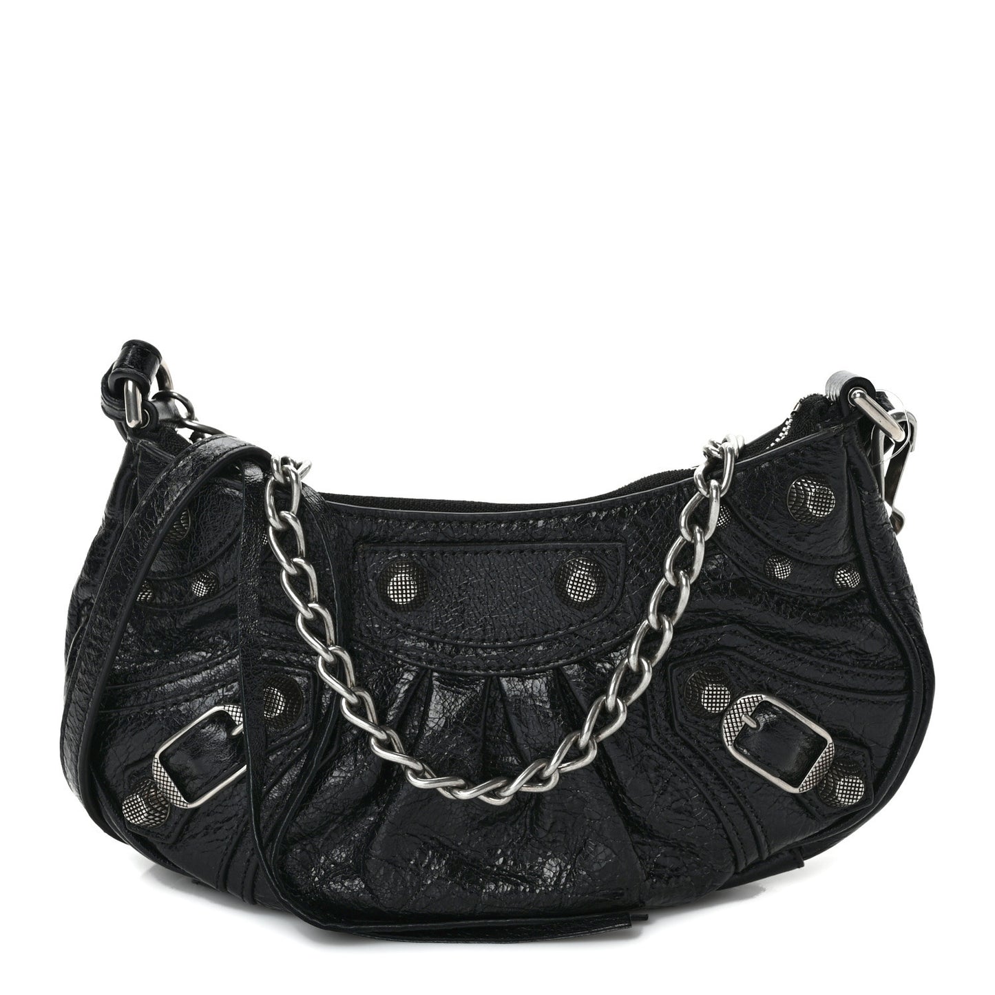 Agneau Arena Le Cagole Mini Purse With Chain Black