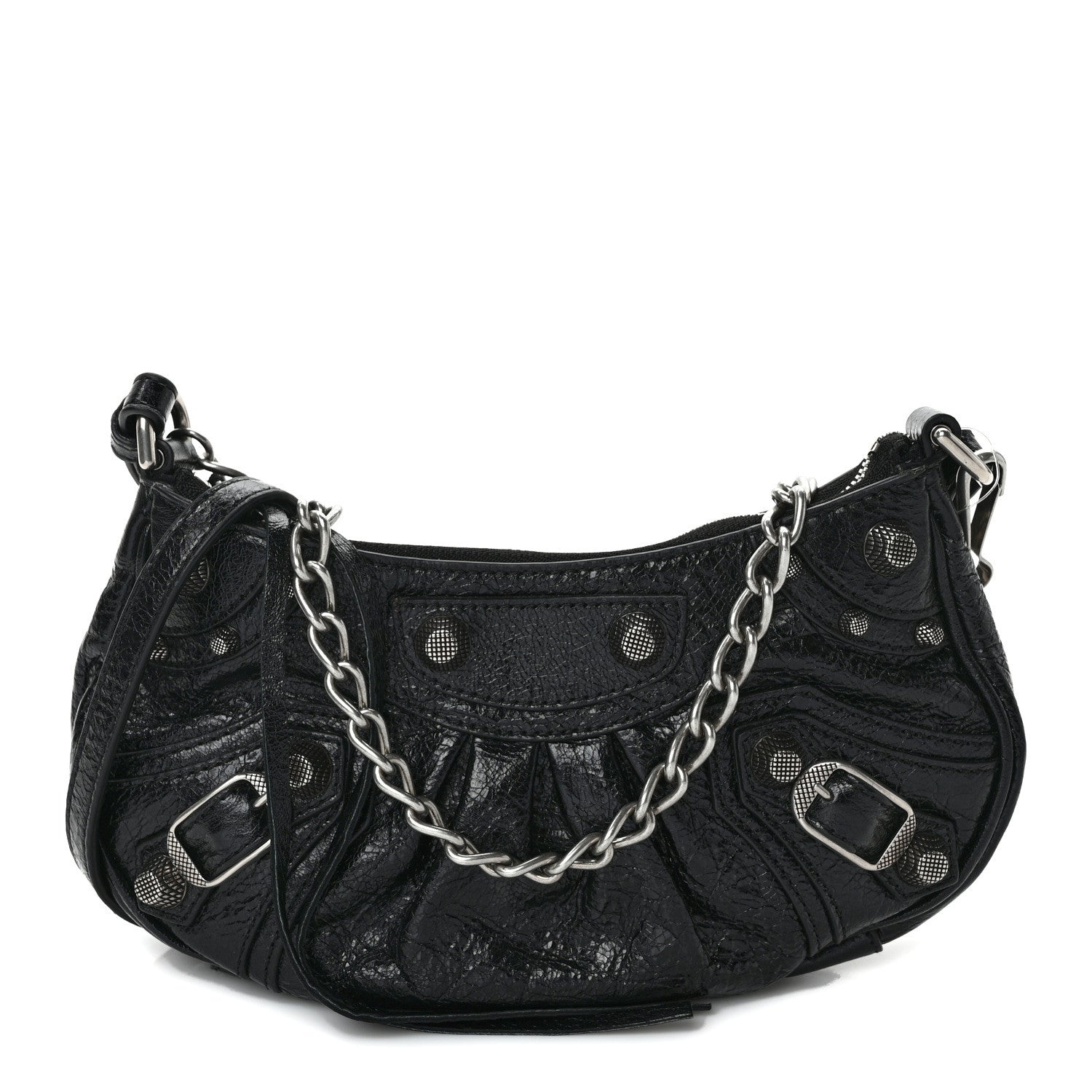 Balenciaga Agneau Arena Le Cagole Mini Purse With Chain Black 1 of 8