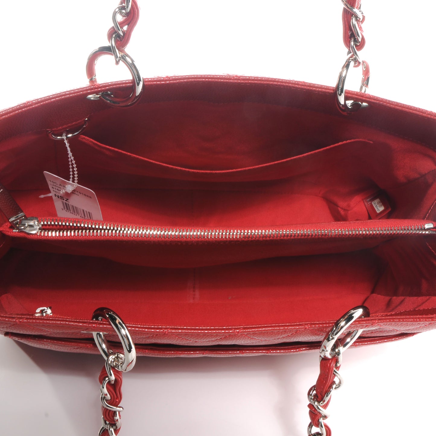 Caviar Grand Shopping Tote GST Red