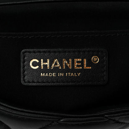 Chanel Calfskin Quilted Medium Bubbly Flap Black 6 of 10