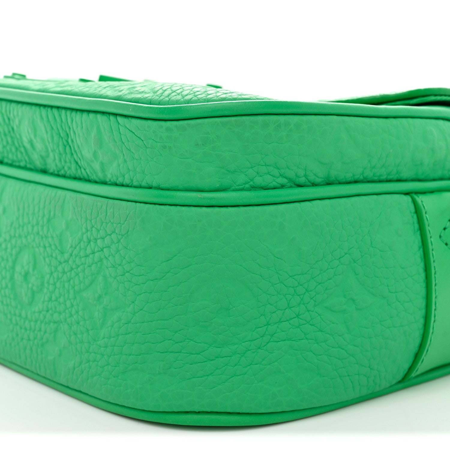 Louis Vuitton Taurillon Monogram S Lock Messenger Minty Green 9 of 10