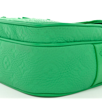 Louis Vuitton Taurillon Monogram S Lock Messenger Minty Green 9 of 10