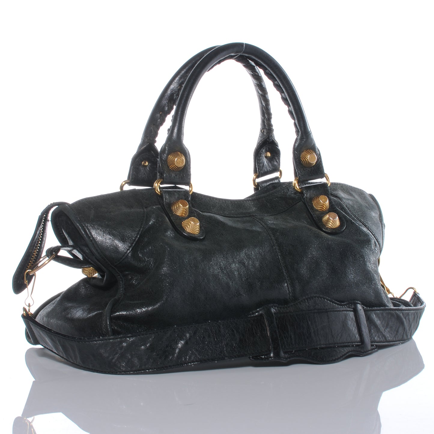 Agneau Giant 21 Gold Hardware Part Time Black