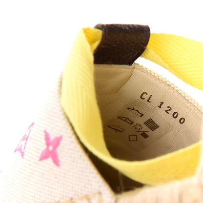 Louis Vuitton Canvas Monogram Starboard Espadrille Flats 38 Rose Pop 10 of 11