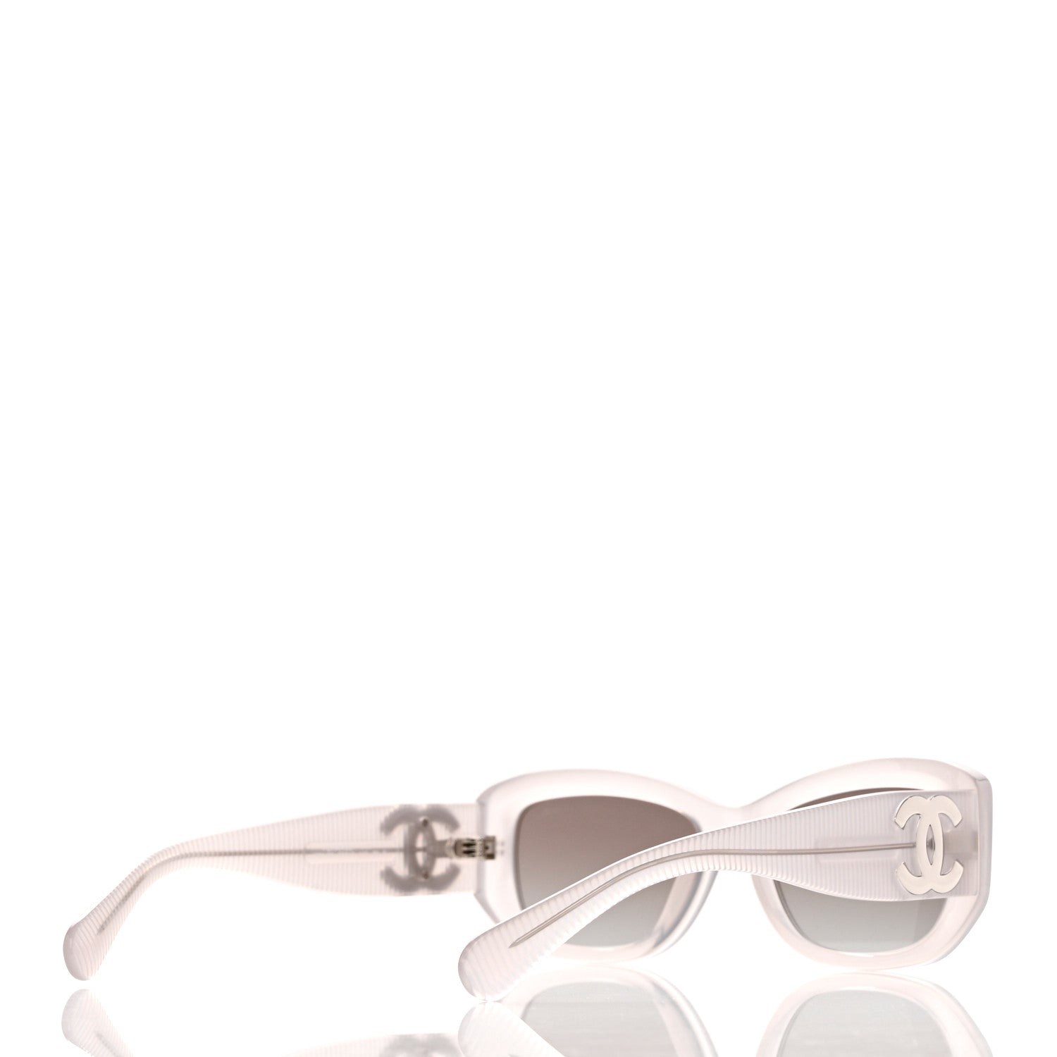 Chanel Acetate Rectangle Sunglasses 5493 Grey 4 of 7