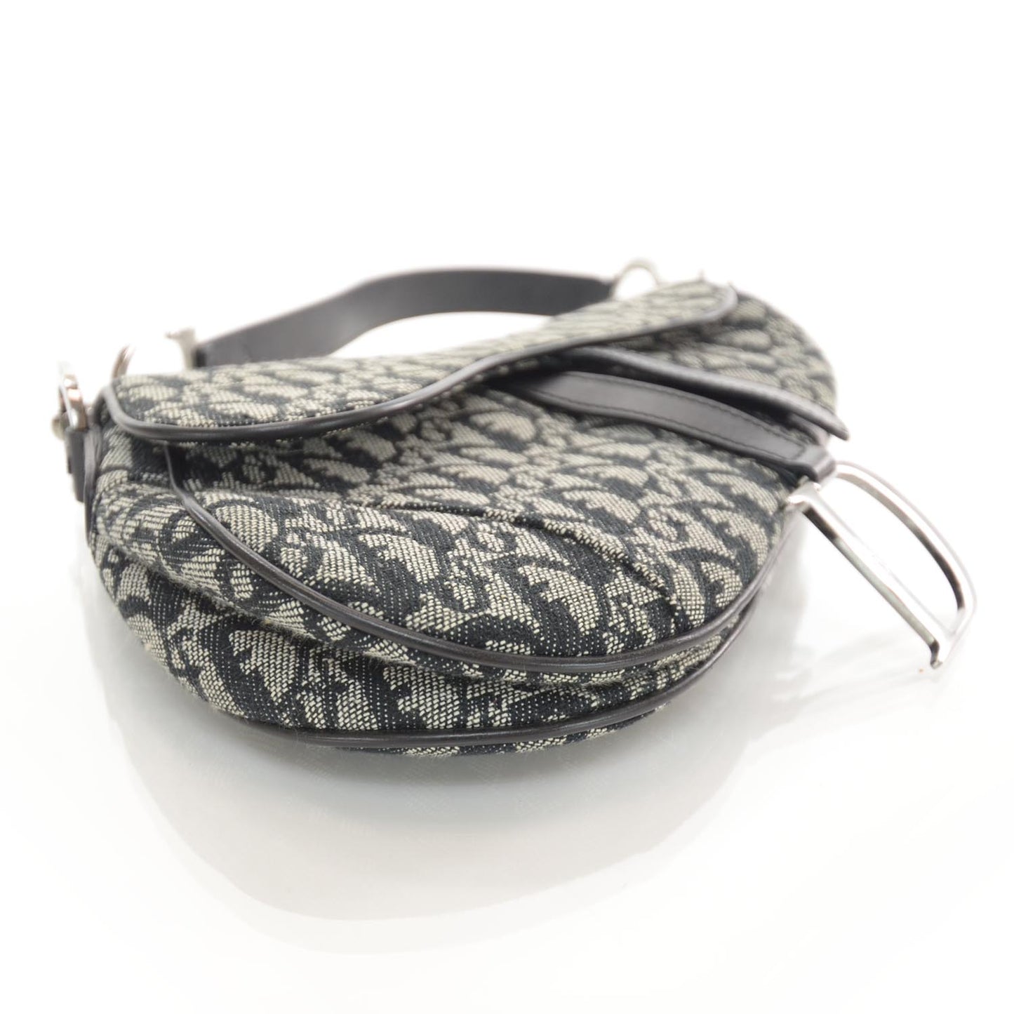 Monogram Saddle Bag Black