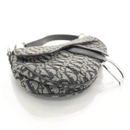 Christian Dior Monogram Saddle Bag Black 3 of 7