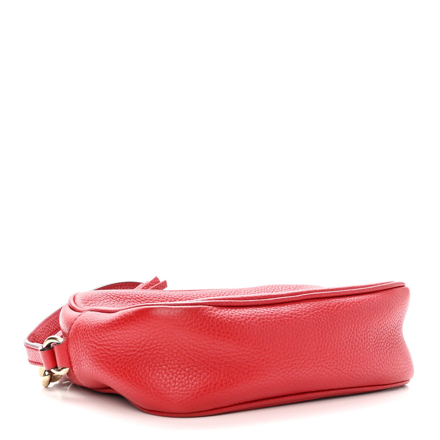 Pebbled Calfskin Small Soho Disco Bag Tabasco Red