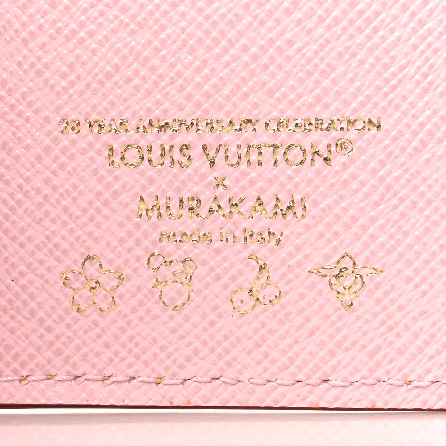 LV X TM Monogram Cherry Blossom Victorine Wallet Sakura Brown