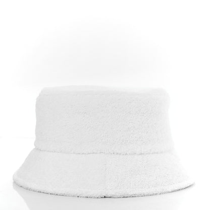 Chanel Terry Cloth CC Bucket Hat M White 4 of 6