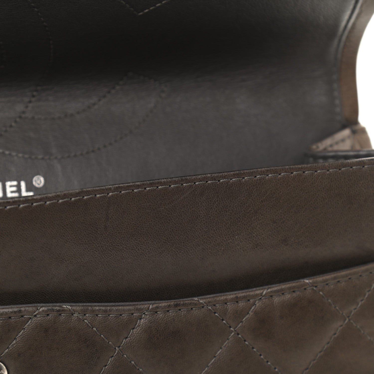 Chanel Lambskin Quilted 2.55 Reissue 227 Flap Brown 12 of 18
