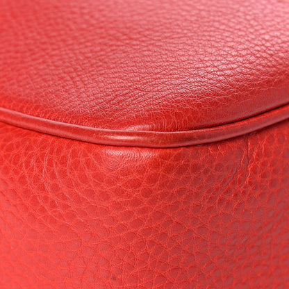 Gucci Pebbled Calfskin Small Soho Disco Bag Tabasco Red 15 of 20