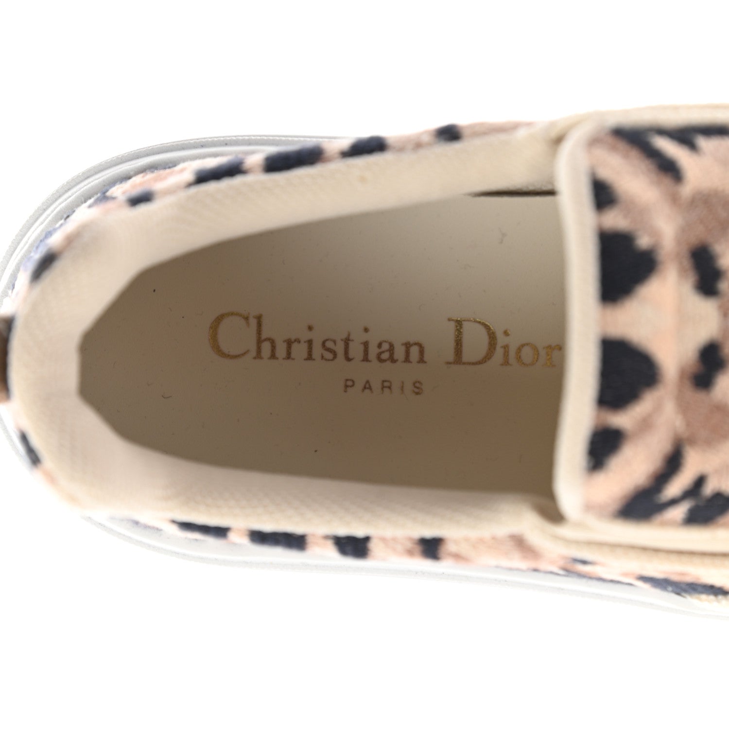 Christian Dior Canvas Tie and Dior Embroidered Womens Solar Slip On Sneakers 37 Multicolor 7 of 11