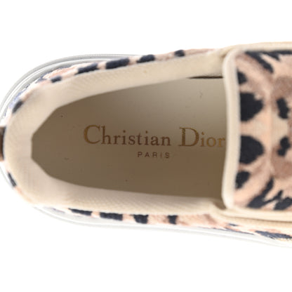 Christian Dior Canvas Tie and Dior Embroidered Womens Solar Slip On Sneakers 37 Multicolor 7 of 11