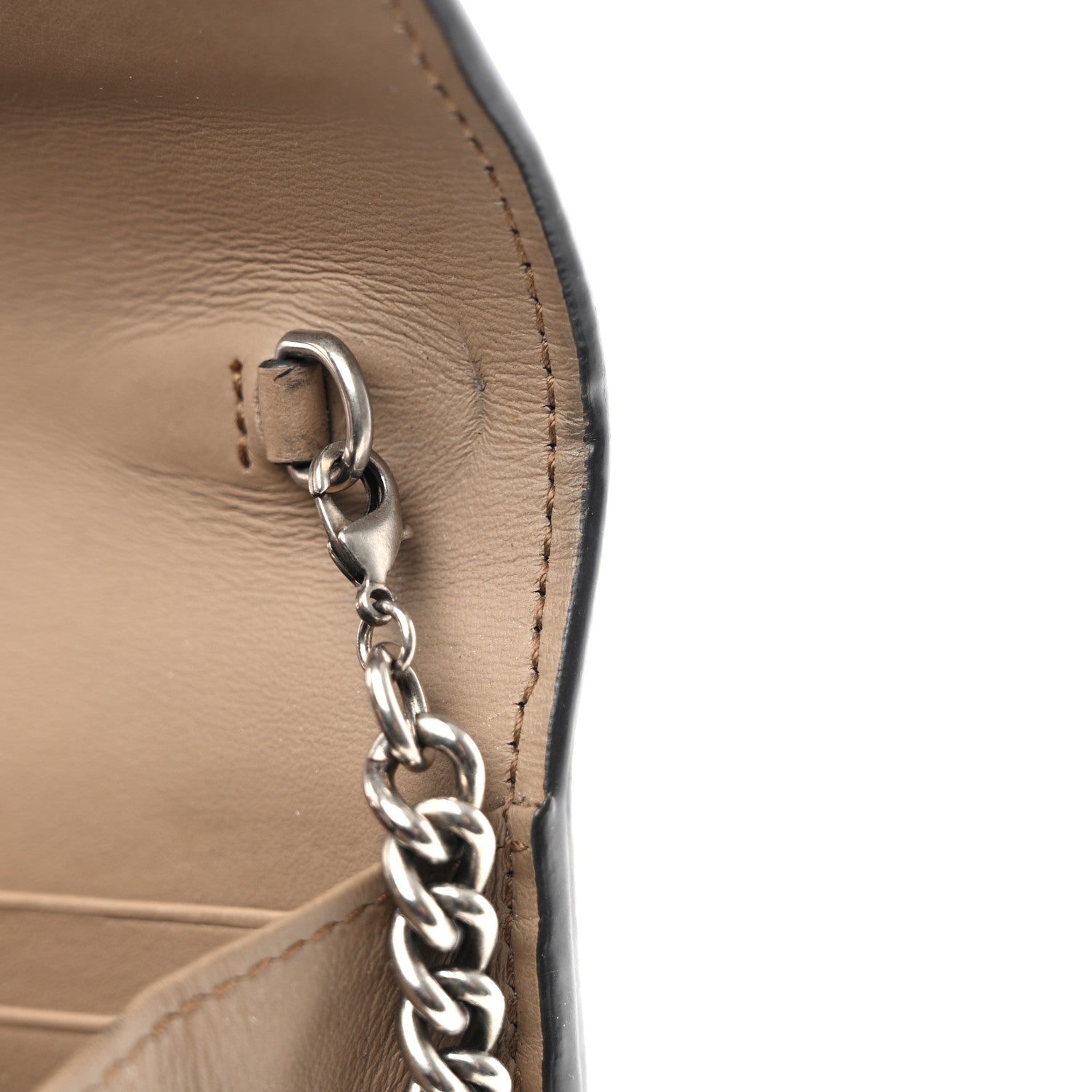 Gucci GG Supreme Monogram Mini Dionysus Chain Wallet Beige Taupe 12 of 13