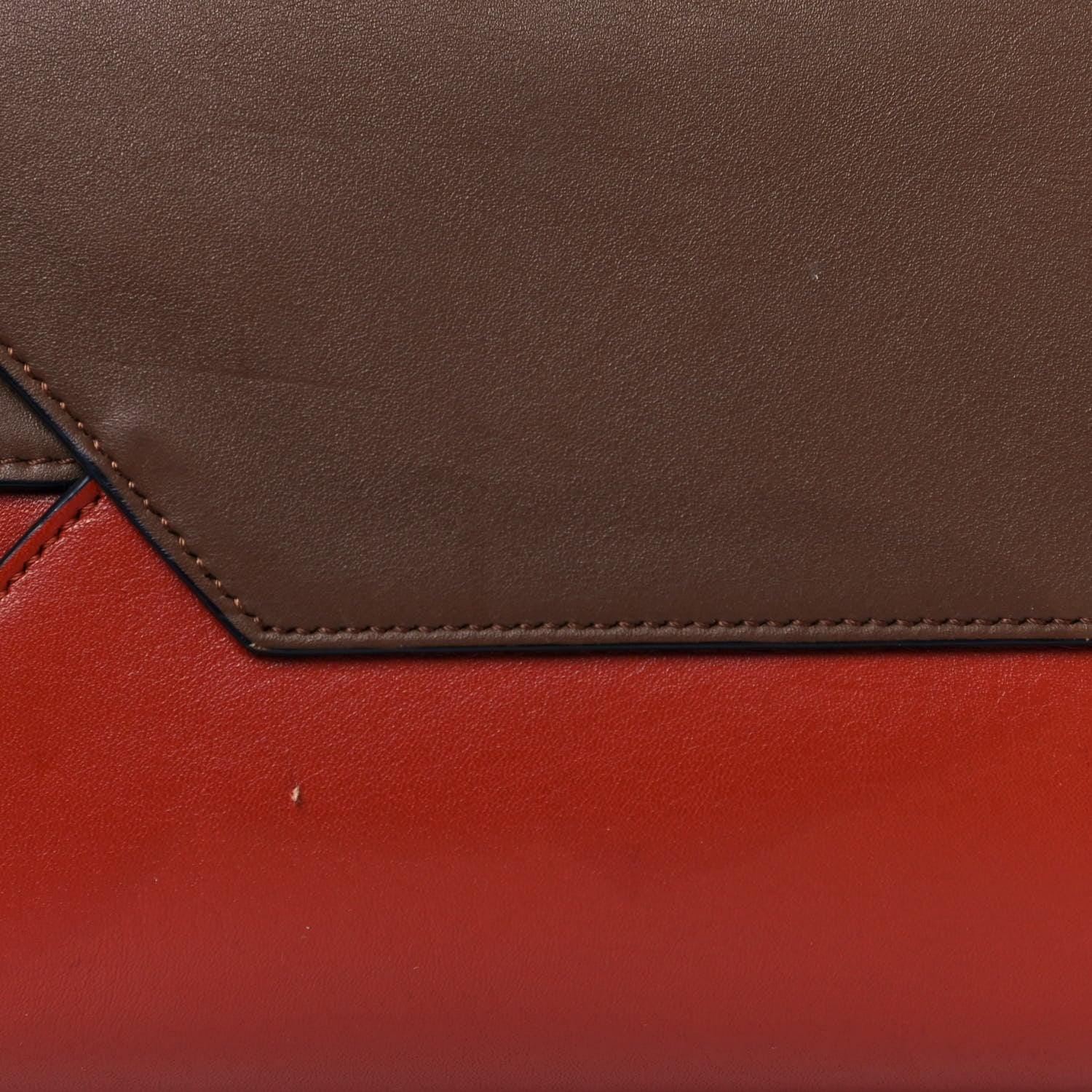 Celine Shiny Smooth Calfskin Small Twisted Cabas Camel Tan 12 of 13