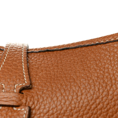 Hermes Taurillon Clemence Evelyne PM Gold 16 of 19