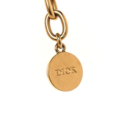 Christian Dior Metal CD Choker Necklace Gold 6 of 6