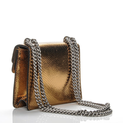 Gucci Python Mini Dionysus Shoulder Bag Gold 3 of 6