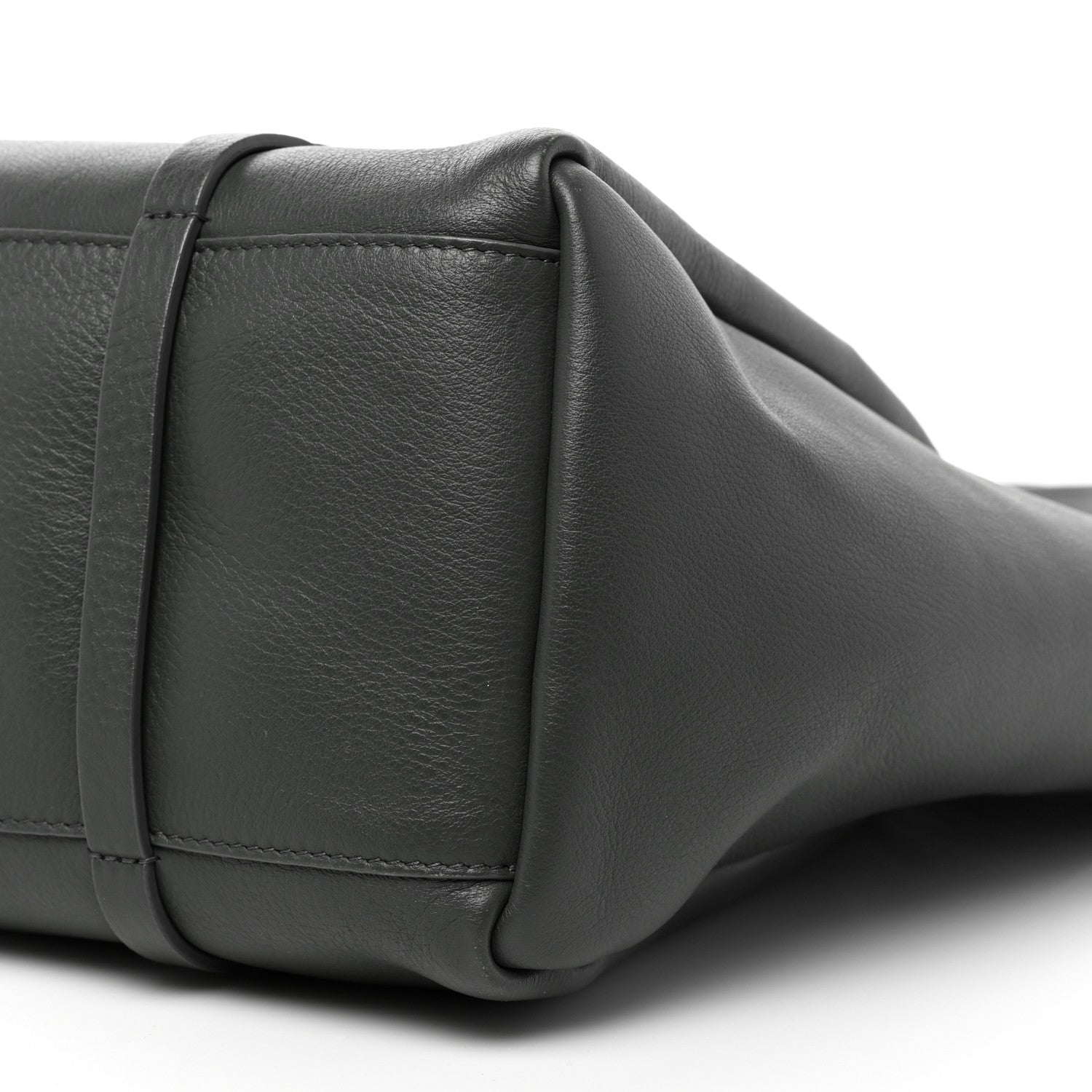 Balenciaga Veau Baltimore Double Sided Small Everyday Tote Gris Fossile Black 8 of 8