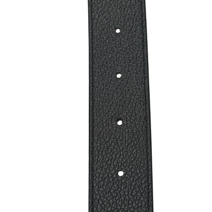 Louis Vuitton Calfskin Monogram 30mm LV Initiales Reversible Belt 85 34 Black 4 of 4