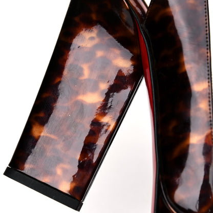 Christian Louboutin Patent New Marpoil 120 Platform Pumps 40 Tartaruga 13 of 14