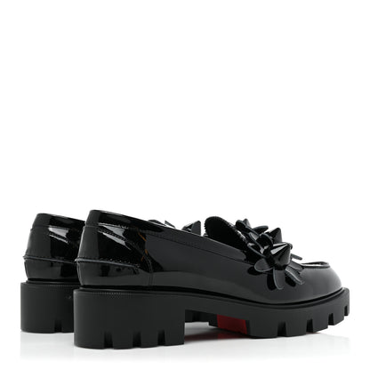 Christian Louboutin Patent Daisy Loafers 38.5 Black 4 of 9