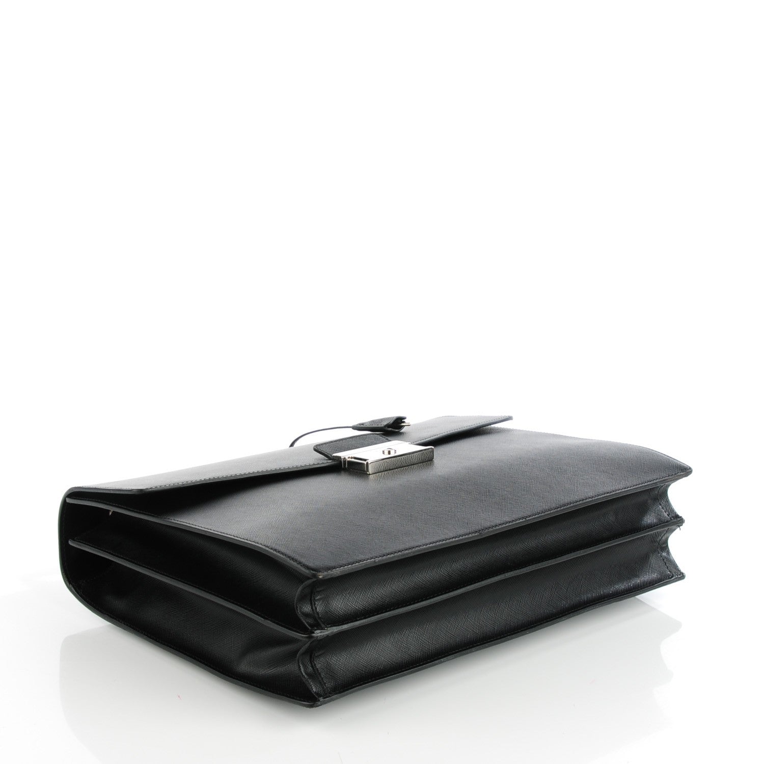 Prada Saffiano Briefcase Nero Black 4 of 9
