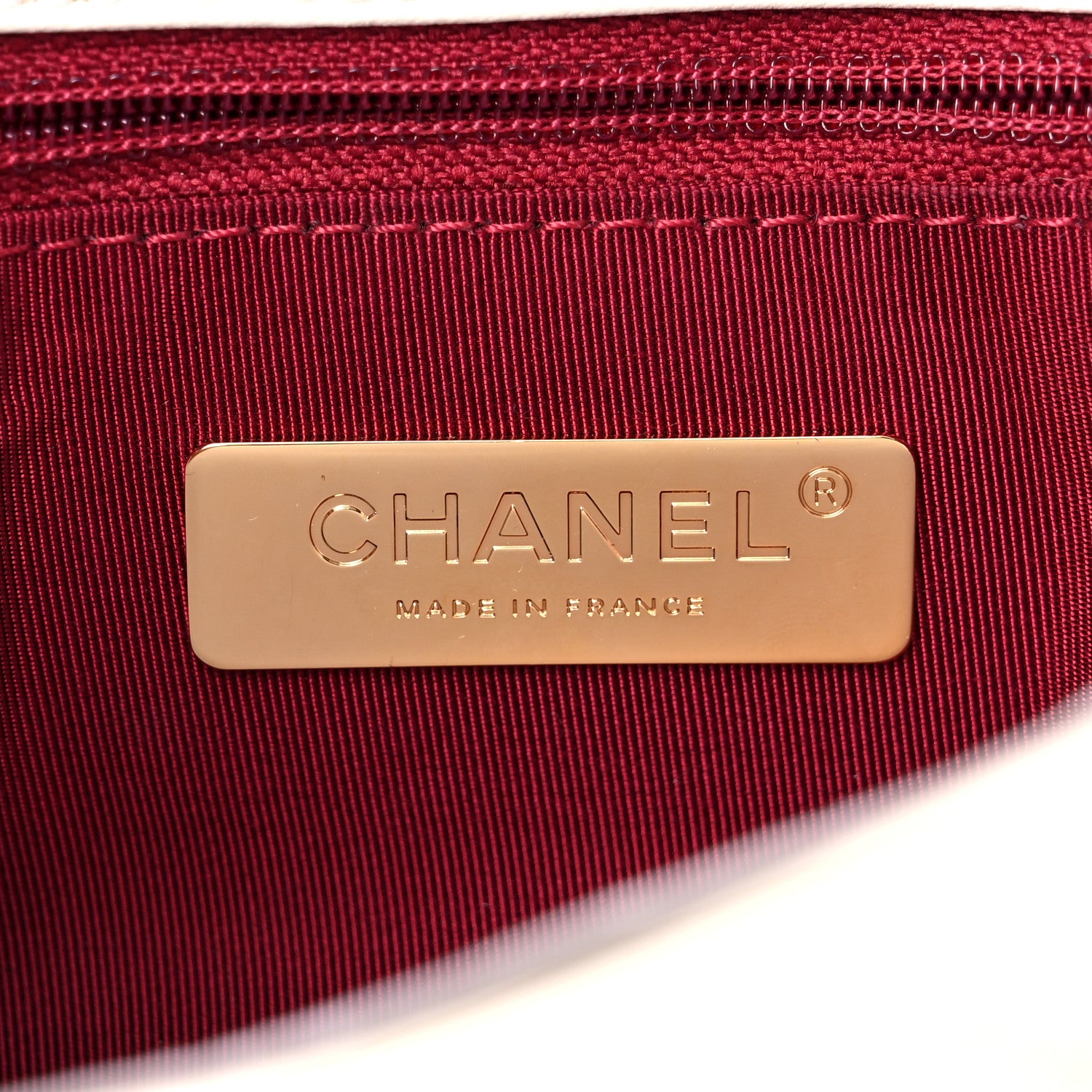 Chanel Lambskin Quilted Medium Chanel 19 Flap White 6 of 10
