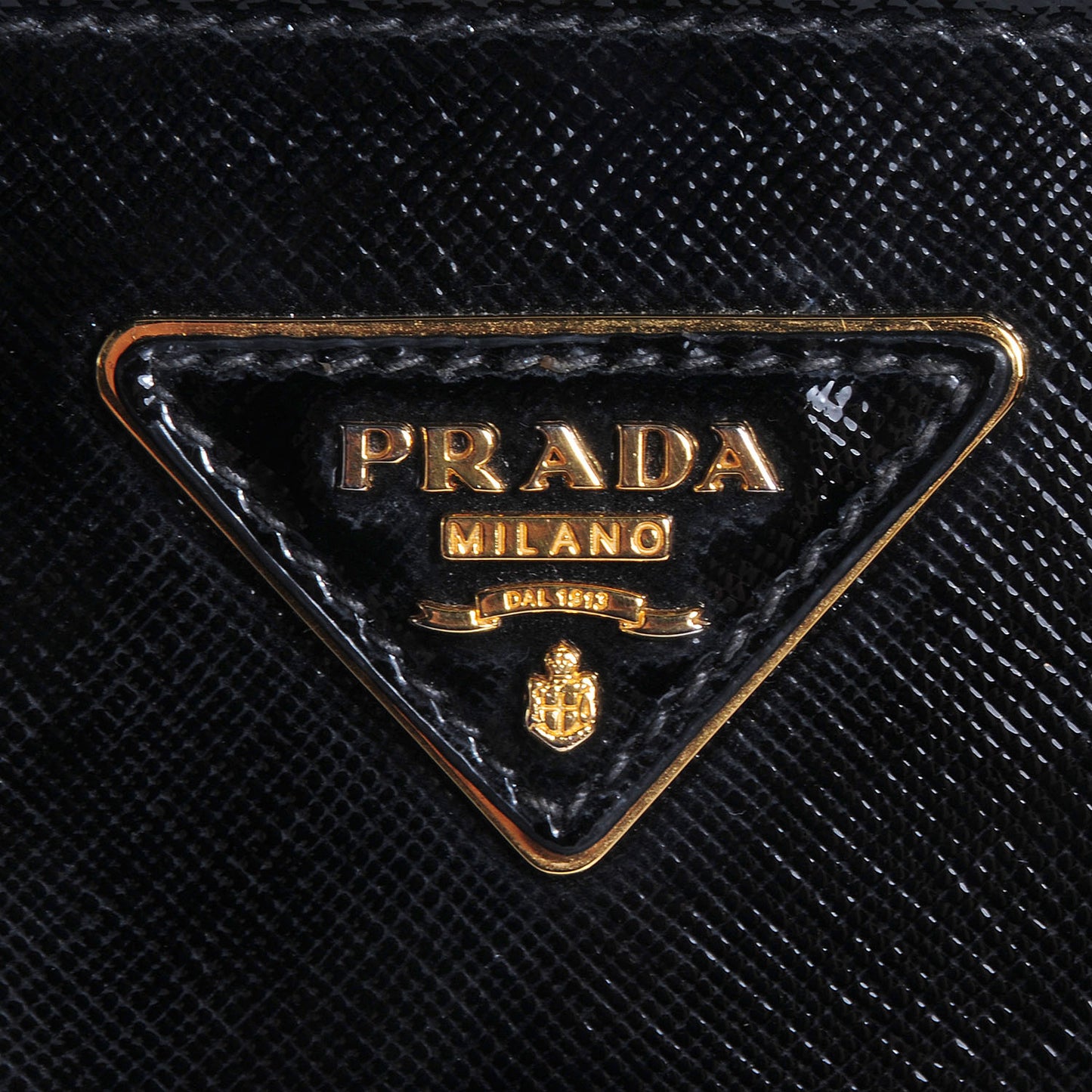 Saffiano Vernice Parabole Tote Black