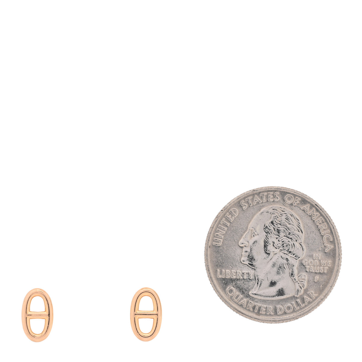 18K Rose Gold TPM Farandole Stud Earrings