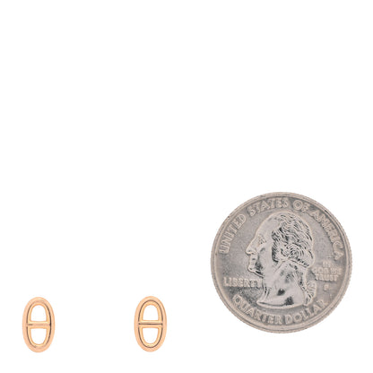 Hermes 18K Rose Gold TPM Farandole Stud Earrings 2 of 5