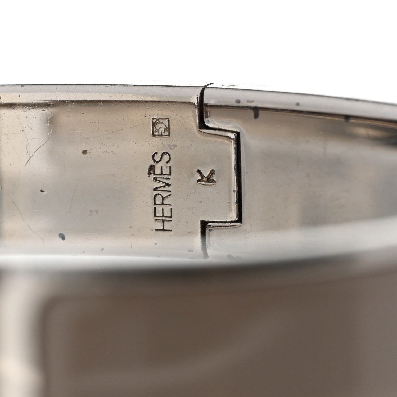 Hermes Enamel Narrow Clic Clac H Bracelet GM Marron Glace 4 of 4