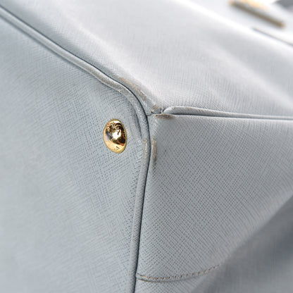Prada Saffiano Medium Galleria Double Zip Tote Lago 11 of 17