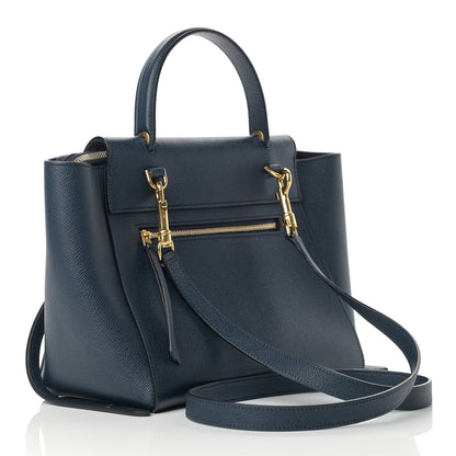 Celine Baby Grained Calfskin Micro Belt Bag Abyss Blue 3 of 13