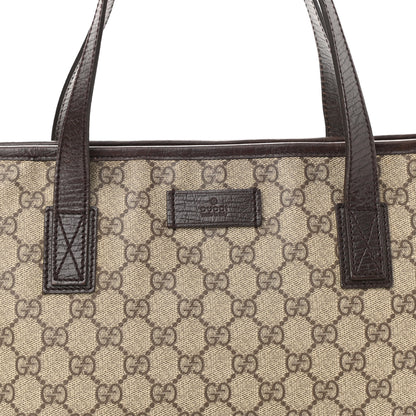 Gucci GG Supreme Monogram Small Joy Tote Dark Brown 8 of 12