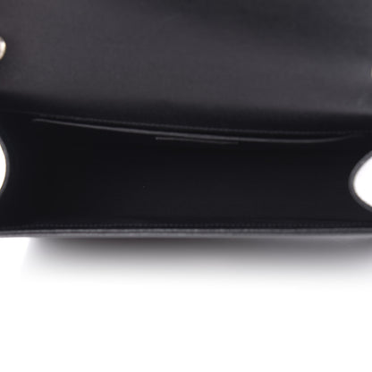 Saint Laurent Grain De Poudre Large Classic Monogram Kate Satchel Black 5 of 11