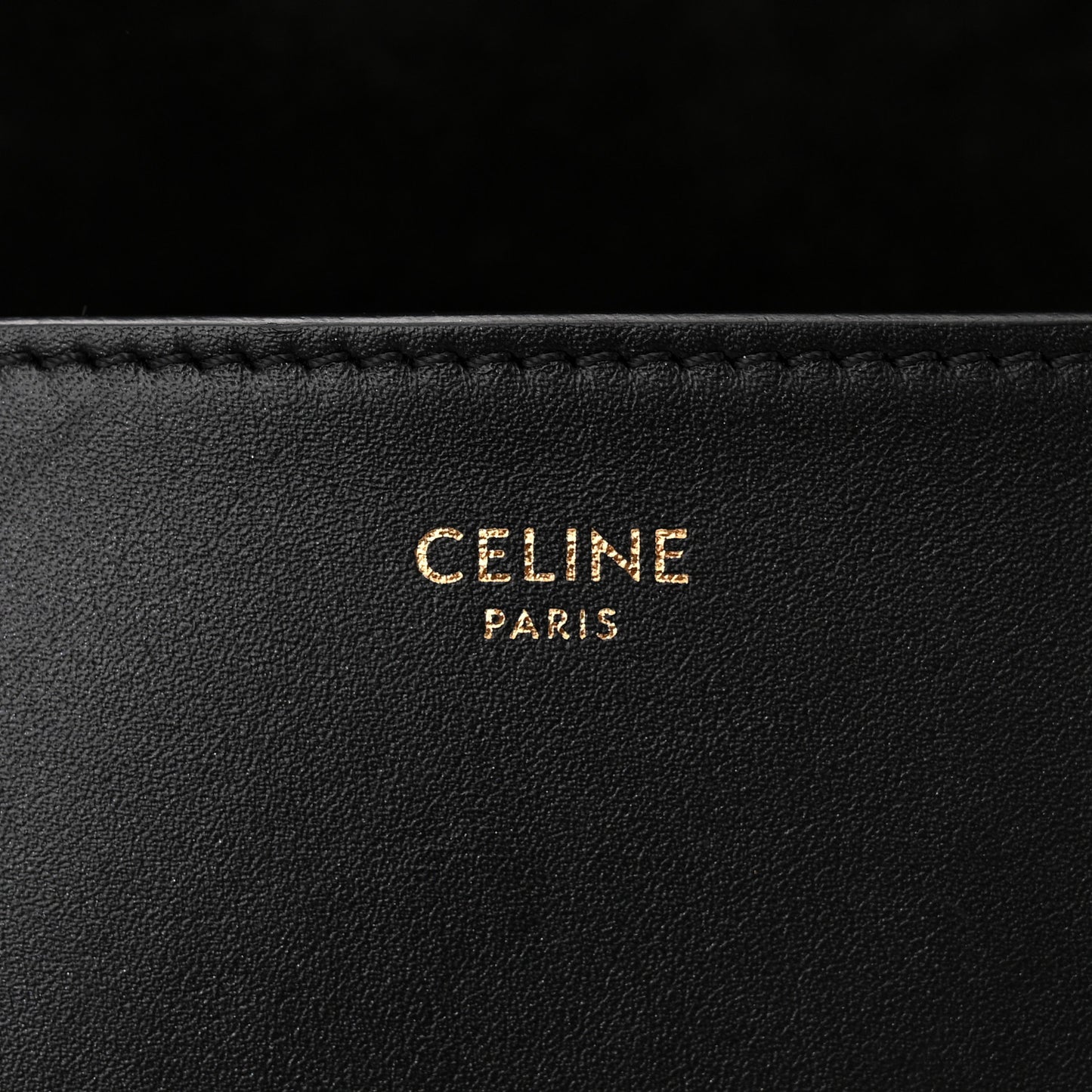 Smooth Calfskin Cuir Triomphe Folco Crossbody Bag Black