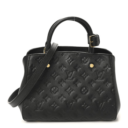Louis Vuitton Empreinte Montaigne BB Black 1 of 9