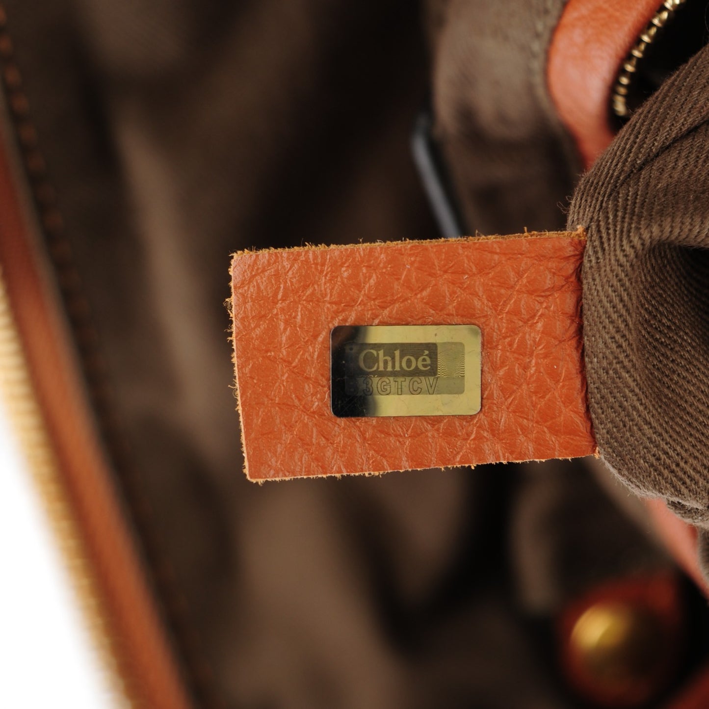 Calfskin Medium Marcie Satchel Tan