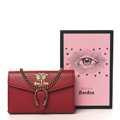Gucci Calfskin Garden Dionysus Chain Wallet Hibiscus Red 12 of 12