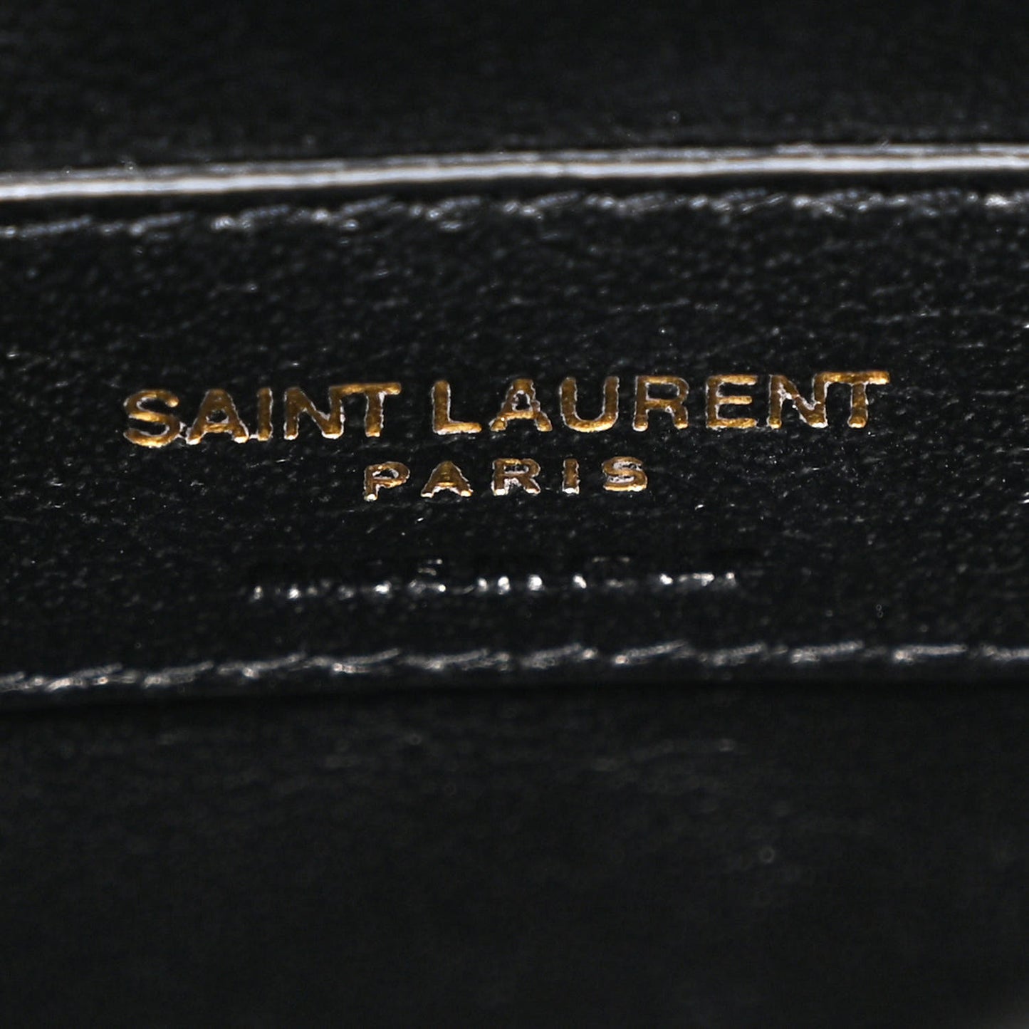 Lambskin Matelasse Monogram Vicky Chain Wallet Black