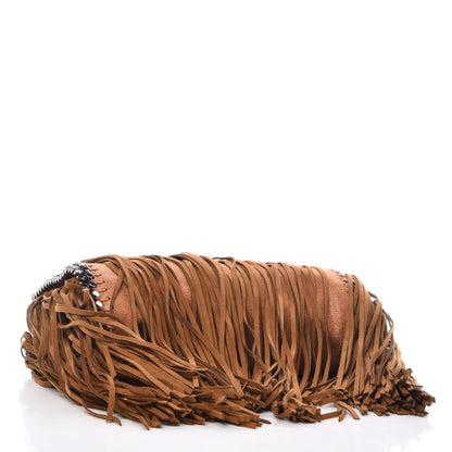 Stella McCartney Eco Suede Mini Fringe Falabella Tote Tan 5 of 10