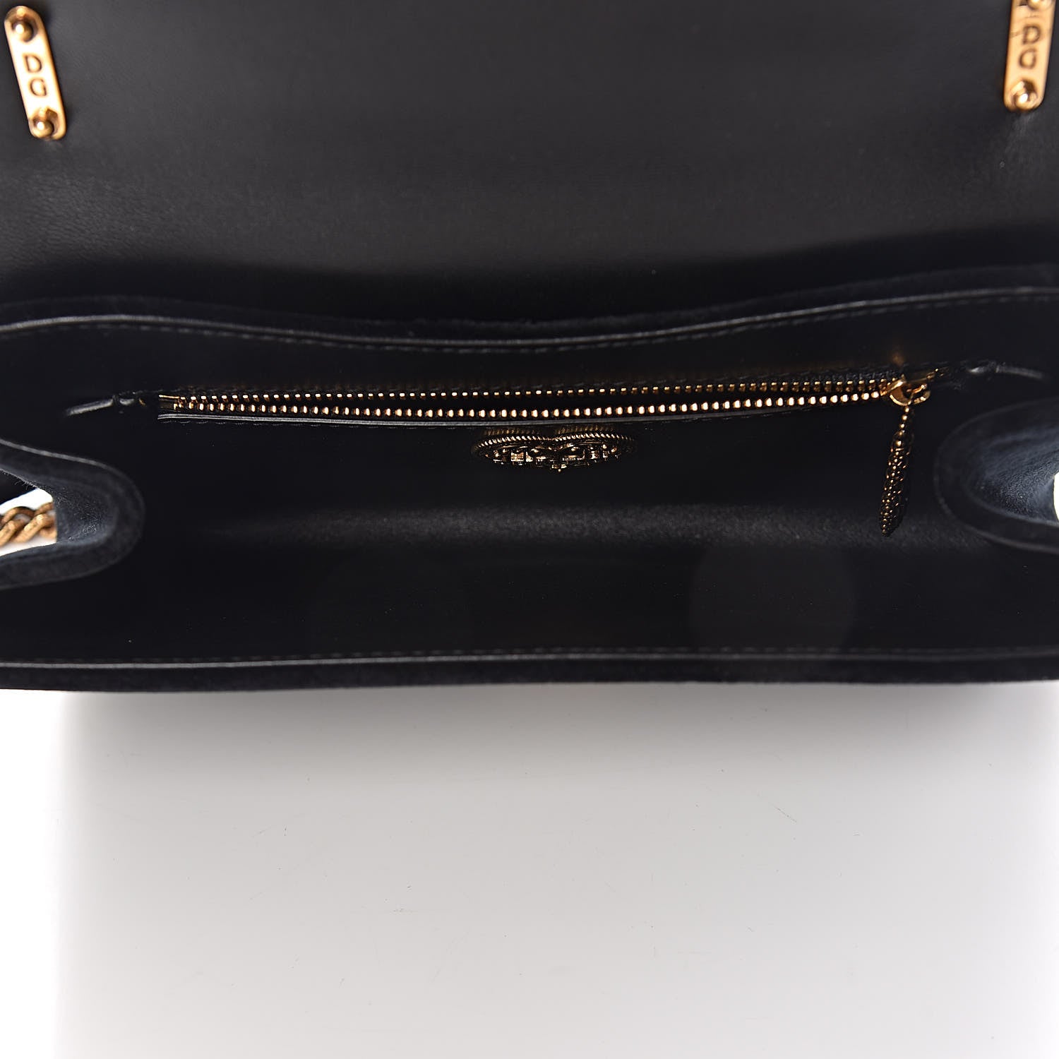 Dolce & Gabbana DOLCE &GABBANA Velvet Medium Devotion Crossbody Bag Black 5 of 9