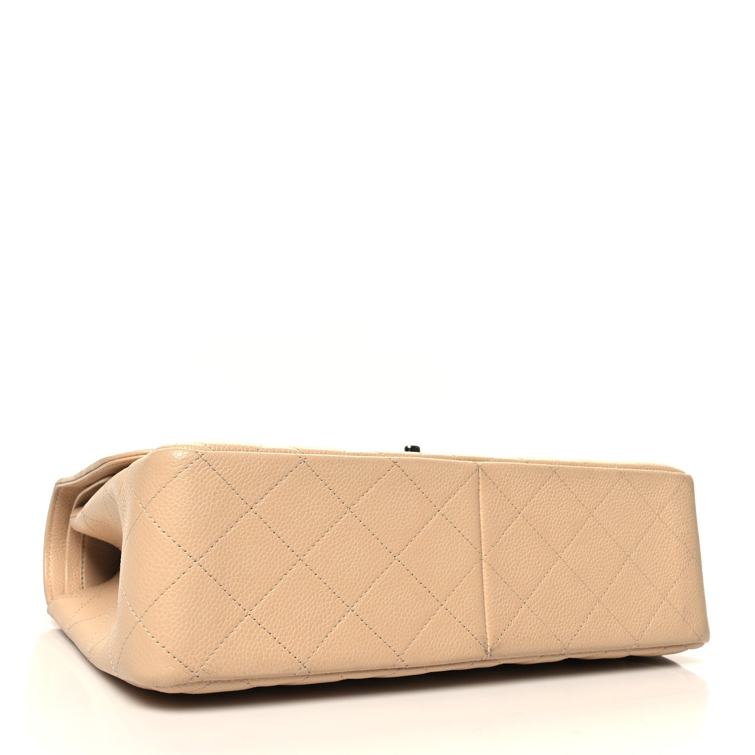 Chanel Caviar Quilted Jumbo Double Flap Beige Clair 4 of 11