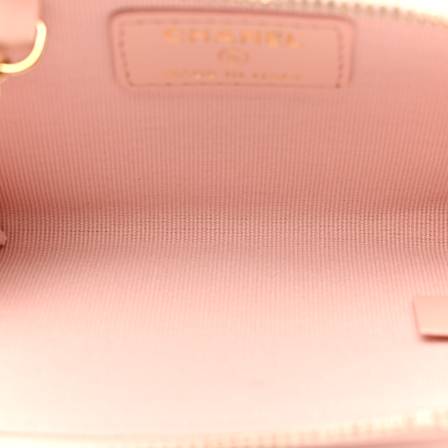 Chanel Caviar Quilted Zipped Key Holder Case Light Pink 5 of 8