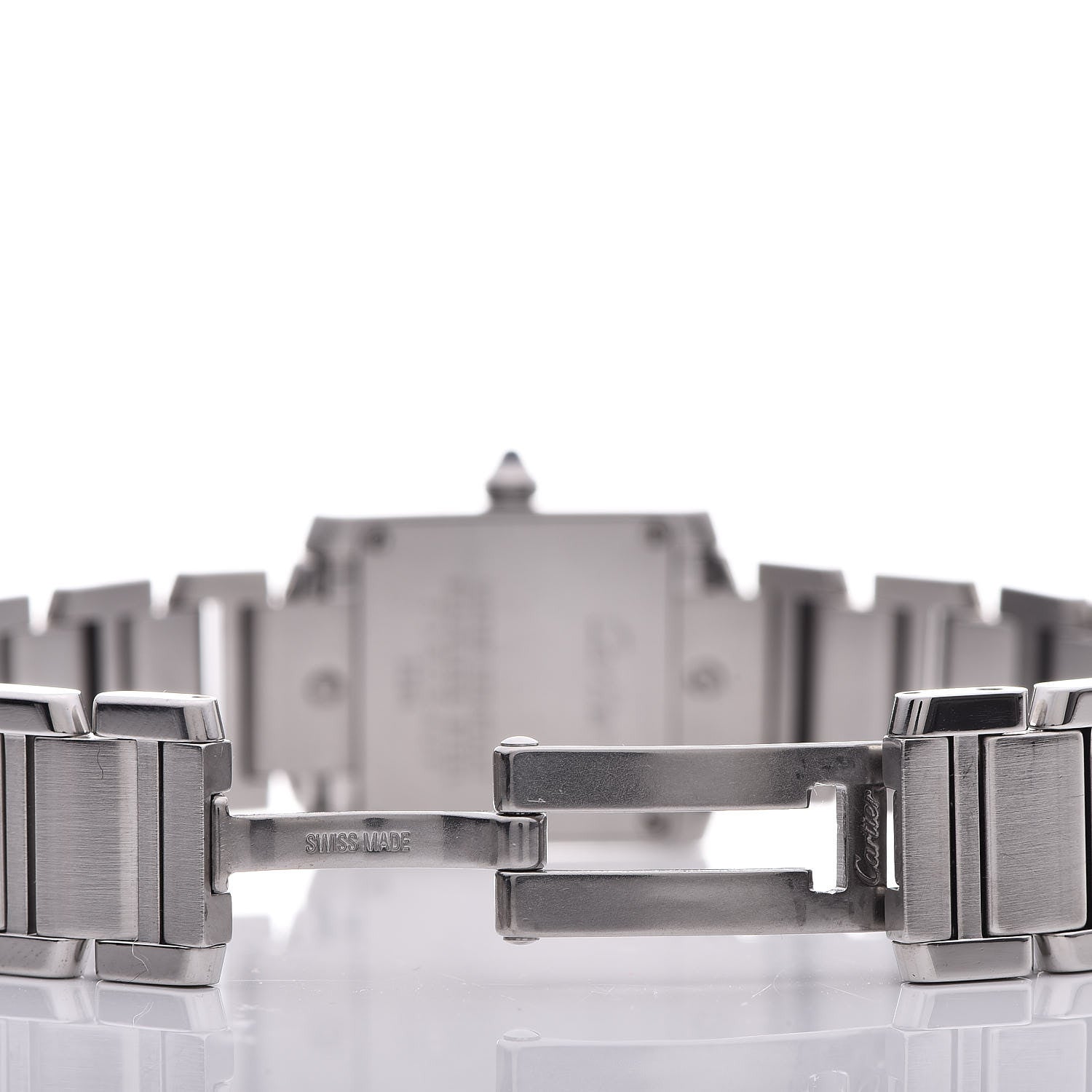 Cartier Stainless Steel 20mm Tank Francaise Quartz Watch 5 of 7