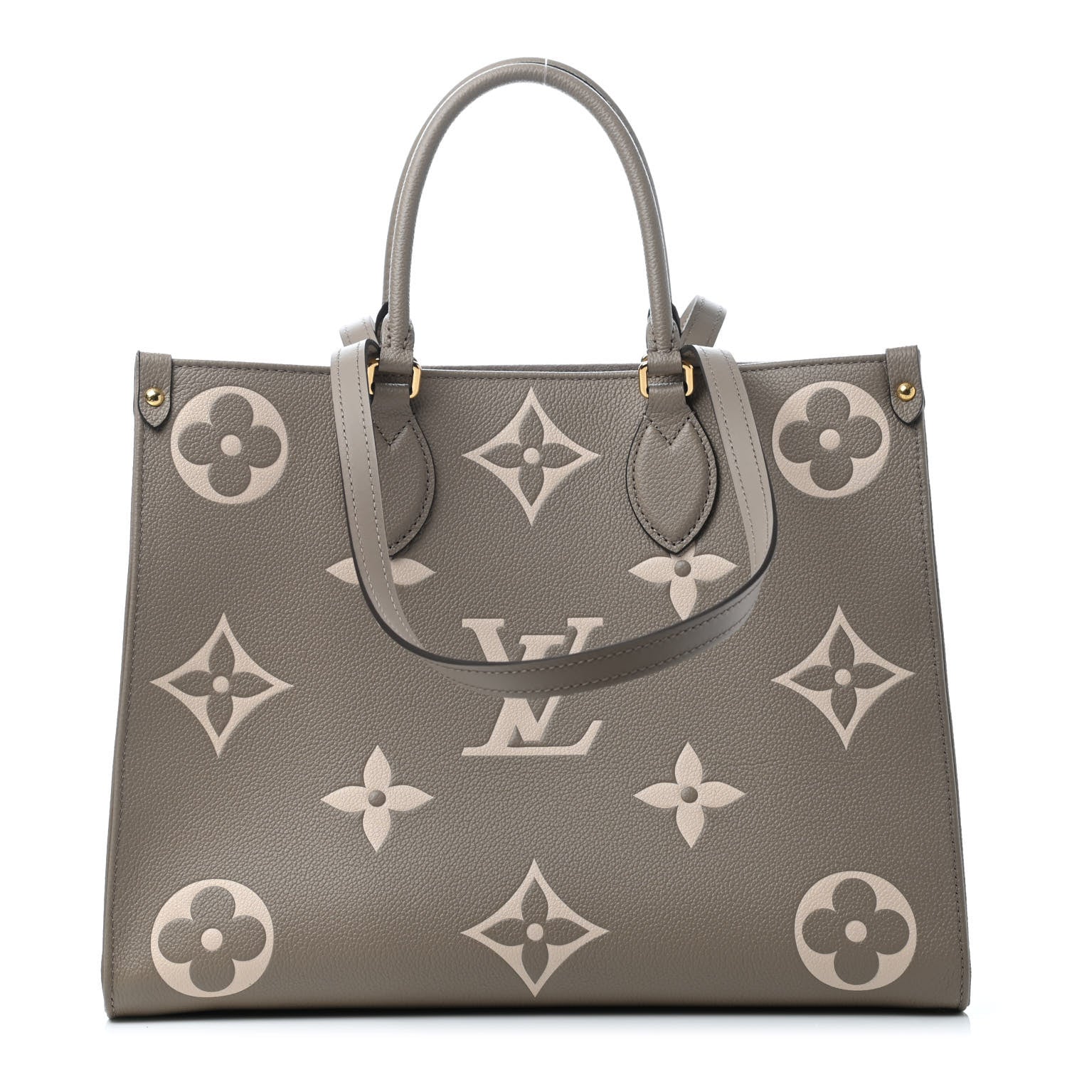 Louis Vuitton Empreinte Monogram Giant Onthego MM Tourterelle Creme 1 of 4