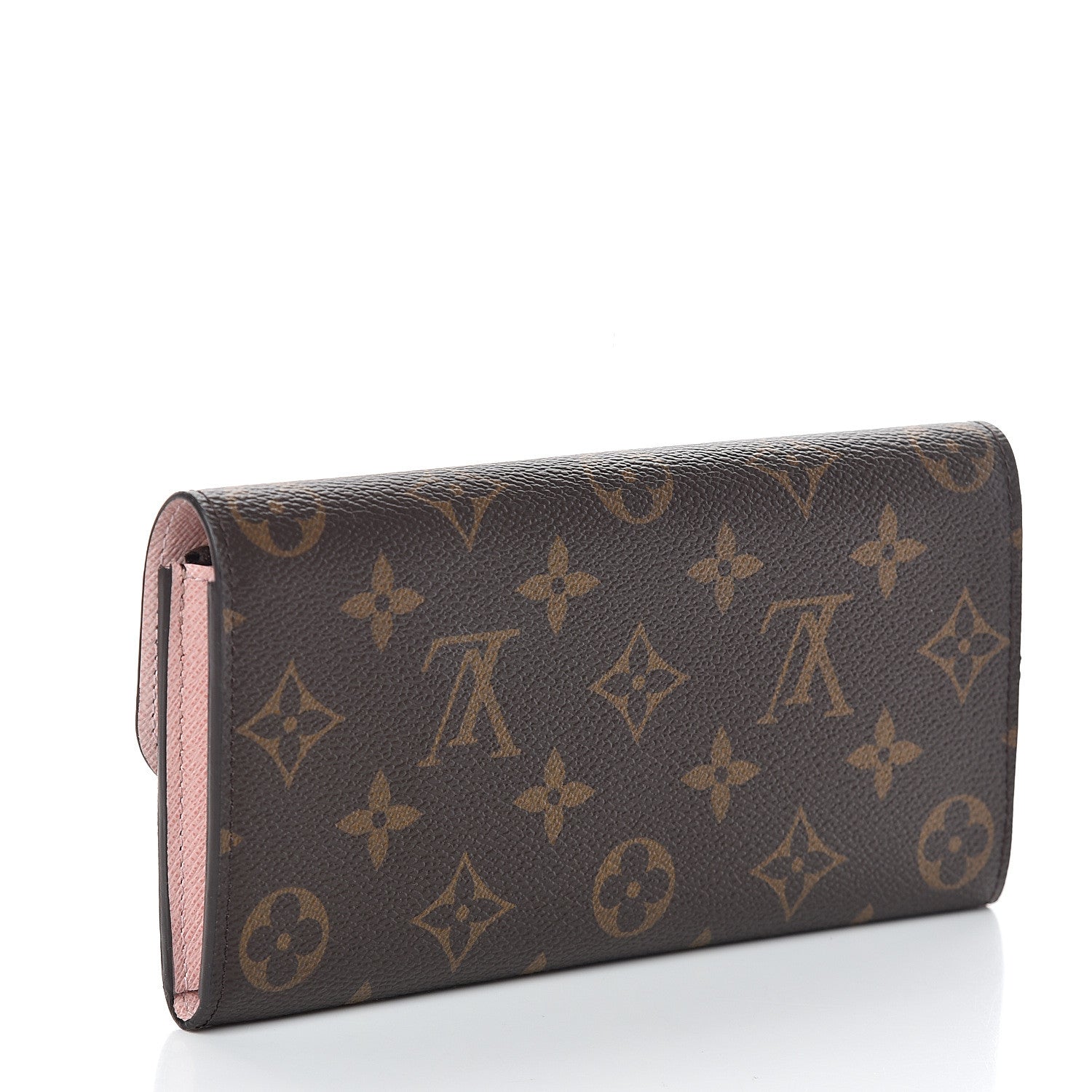 Louis Vuitton Monogram Emilie Wallet Rose Ballerine 2 of 6