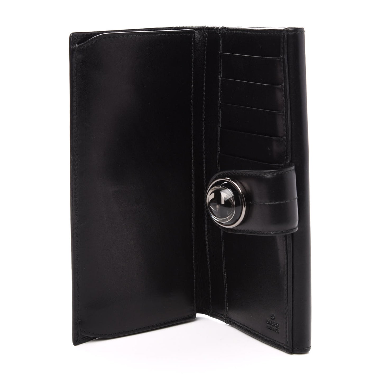 Calfskin GG Continental Wallet Black